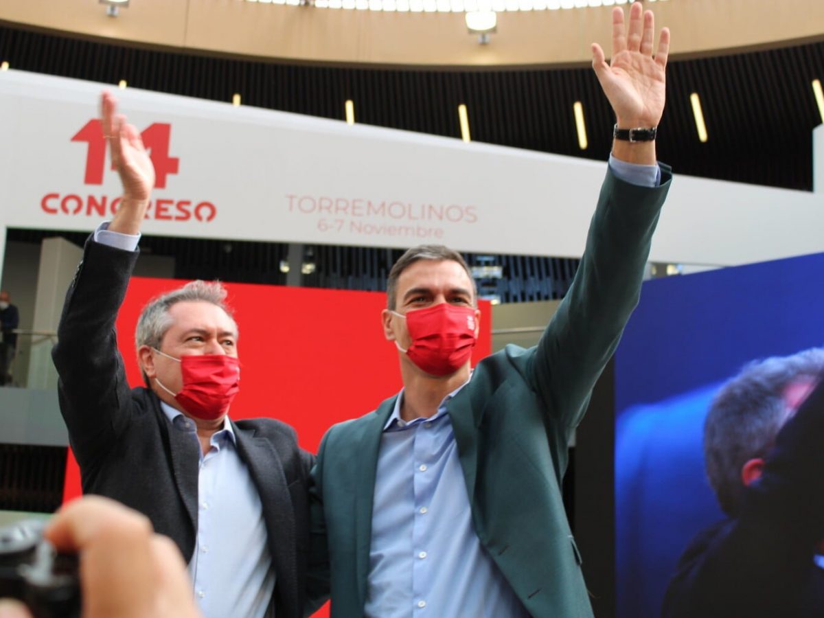 Pedro Sánchez arropa a Juan Espadas en el 14 Congreso del PSOE de Andalucía / PSOE