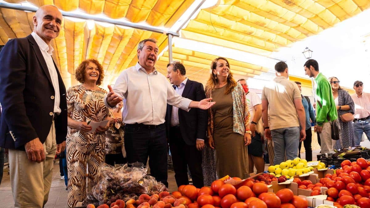 Juan Espadas arranca la campaña electoral de las elecciones andaluzas en Sevilla / EA