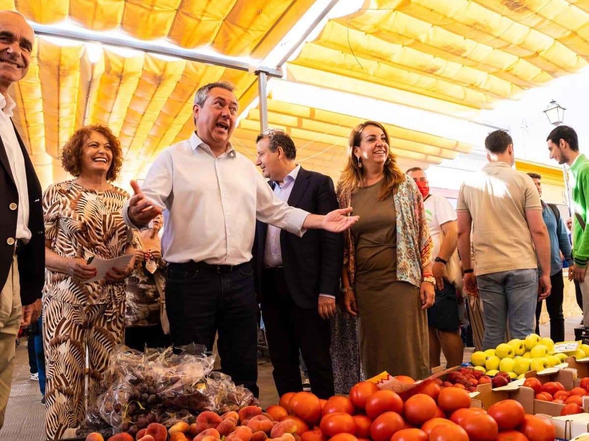 Juan Espadas arranca la campaña electoral de las elecciones andaluzas en Sevilla / EA