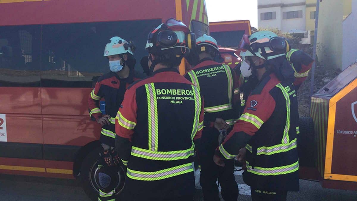 Imagen de bomberos de Málaga / EA