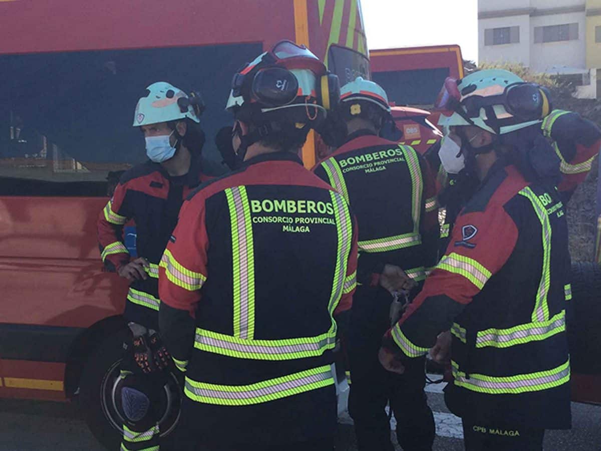 Imagen de bomberos de Málaga / EA