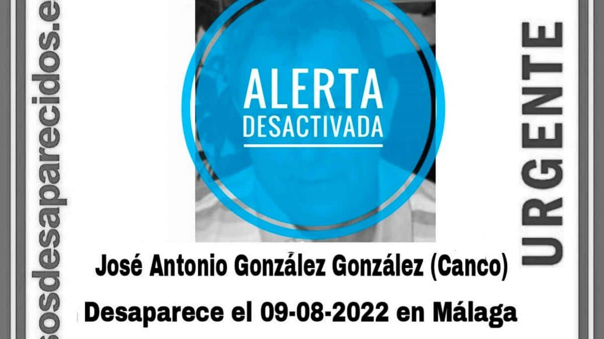 Aparece Antonio Gónzález González en Málaga / EA