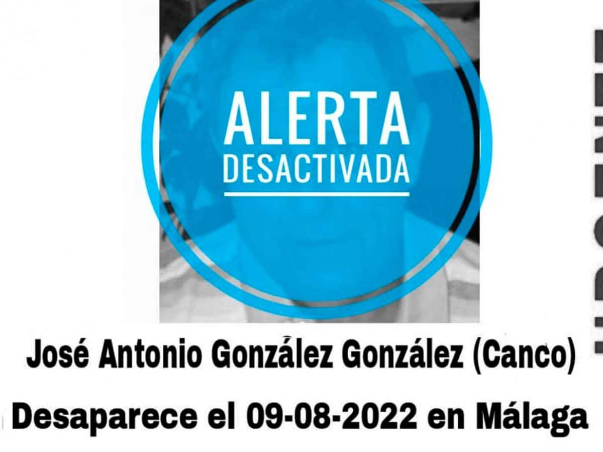 Aparece Antonio Gónzález González en Málaga / EA