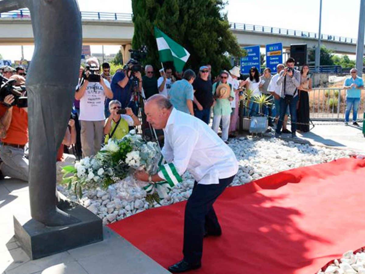 Imagen de la ofrenda floral a Blas Infante en años anteriores / EA