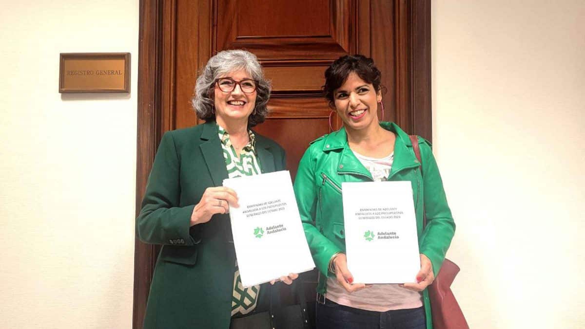 Teresa Rodríguez en el Congreso de Diputados / EA