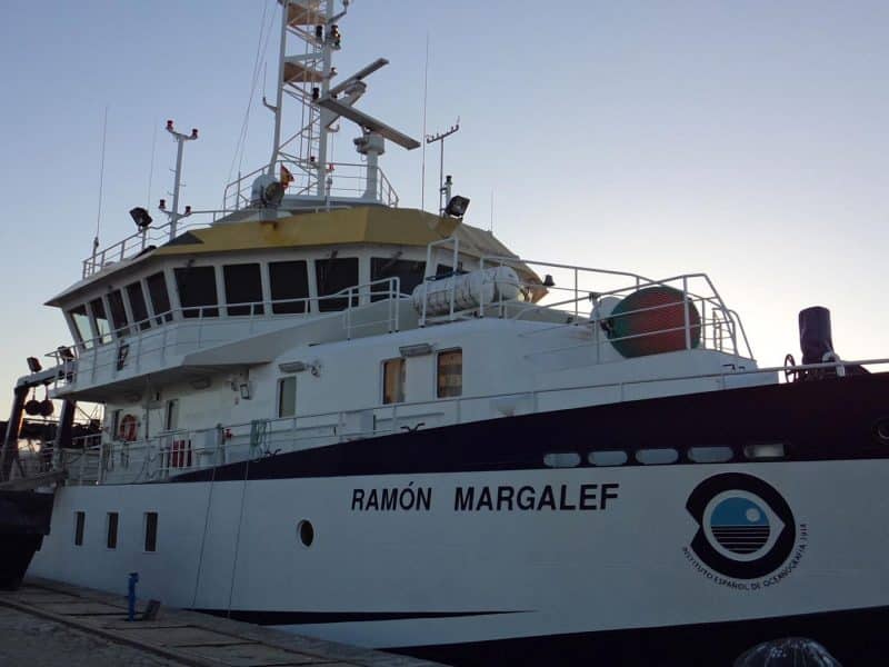 Estos estudios se realizarán a bordo del buque Ramón Margalef