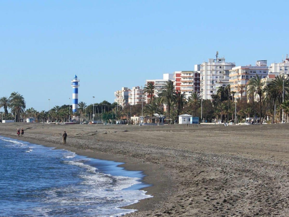 La playa de Torre del Mar, lugar de los hechos