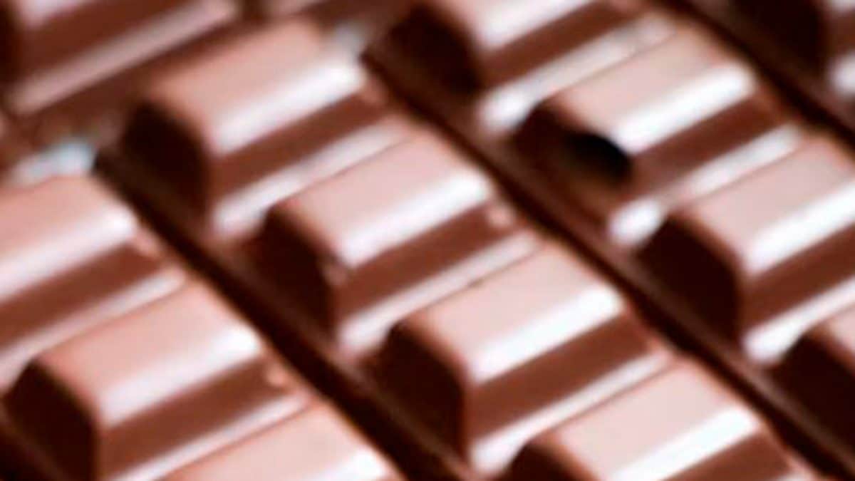 Imagen recurso de una tableta de chocolate