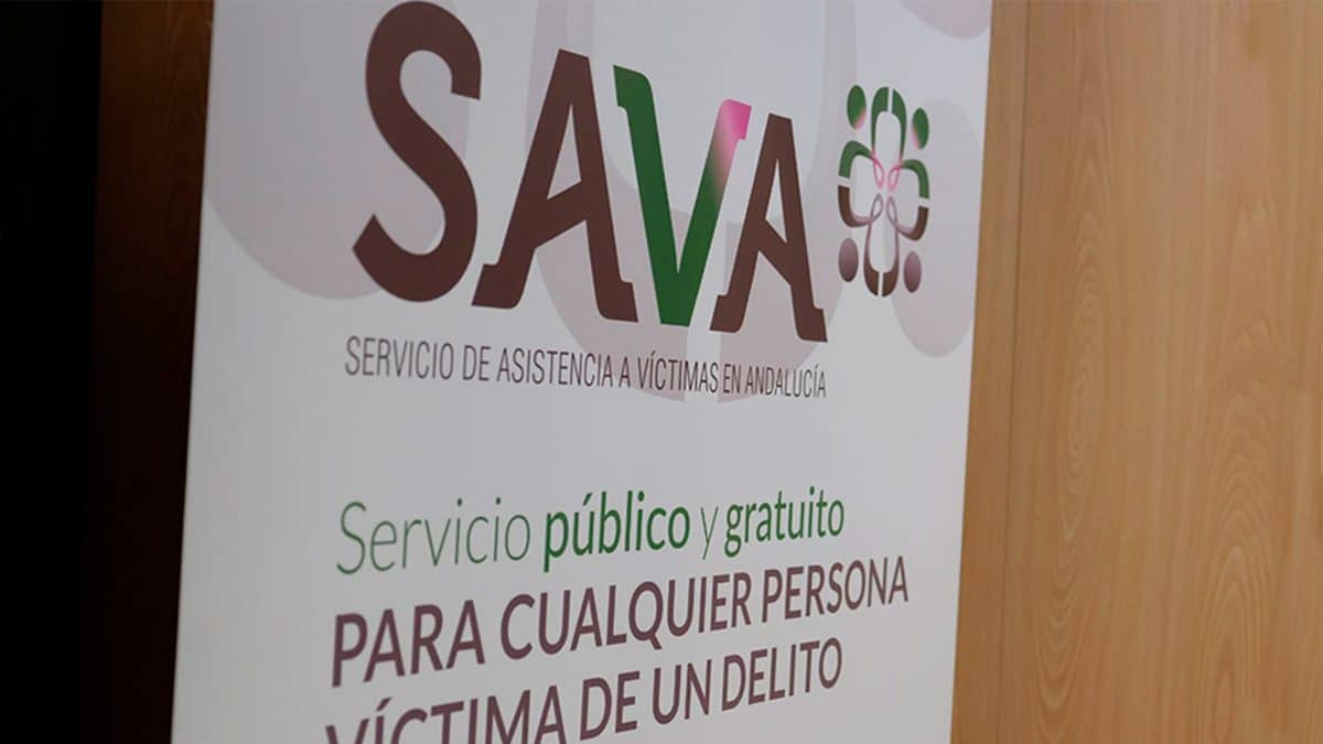 Cartel de los Servicios de Asistencia a Víctimas de Andalucía