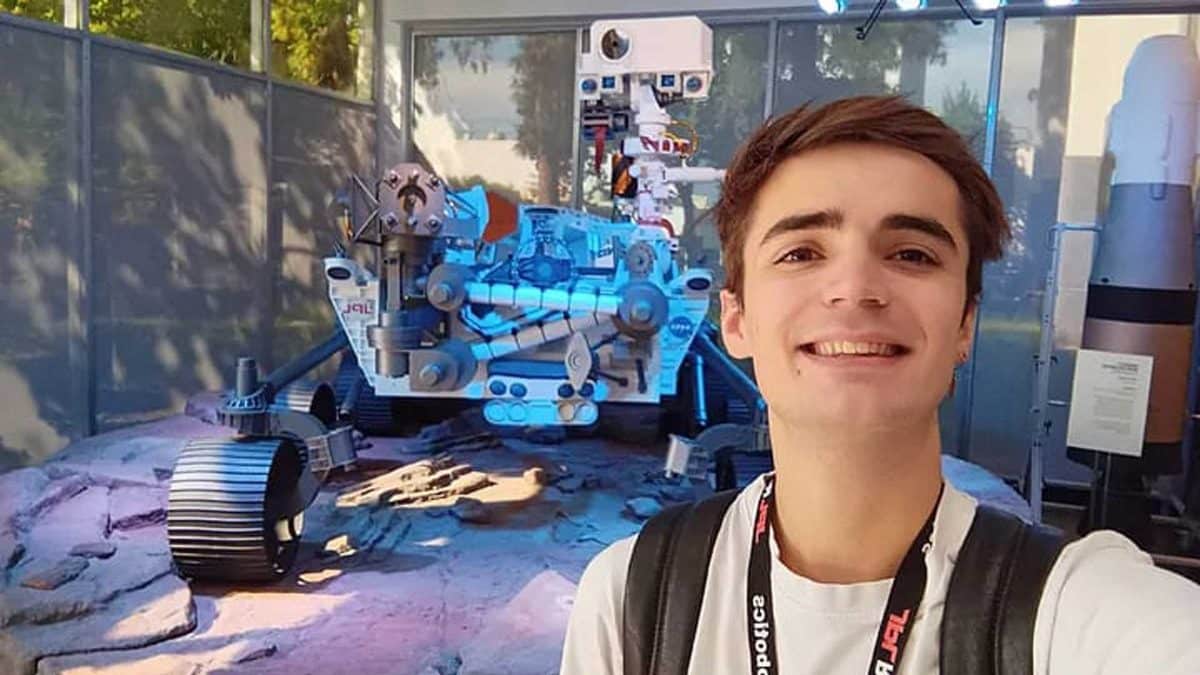 Juan García, joven andaluz que se ha unido a la NASA