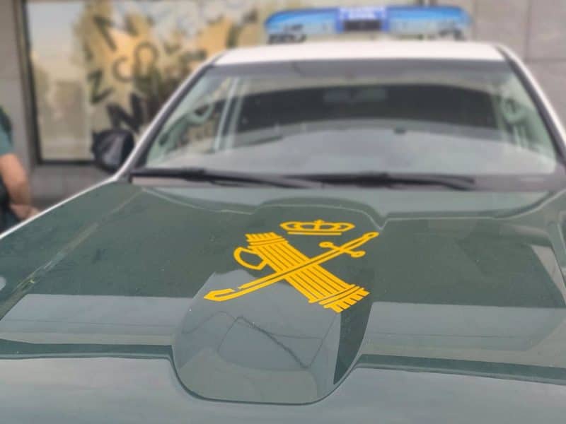 Vehículo de la Guardia Civil