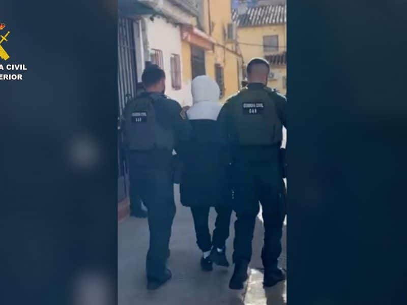 Uno de los detenidos en esta operación