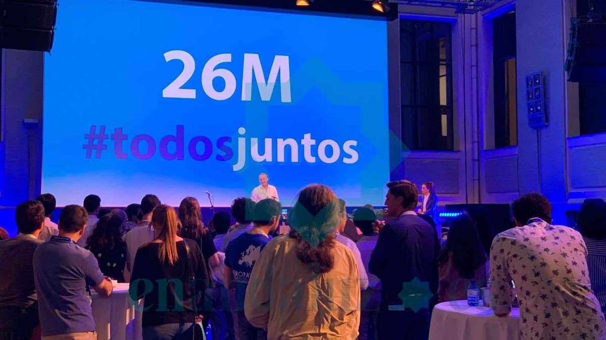 Imagen del evento de presentación de la plataforma TodosJuntos.EU, tras las elecciones europeas de 2019 en Madrid / Clara Fajardo