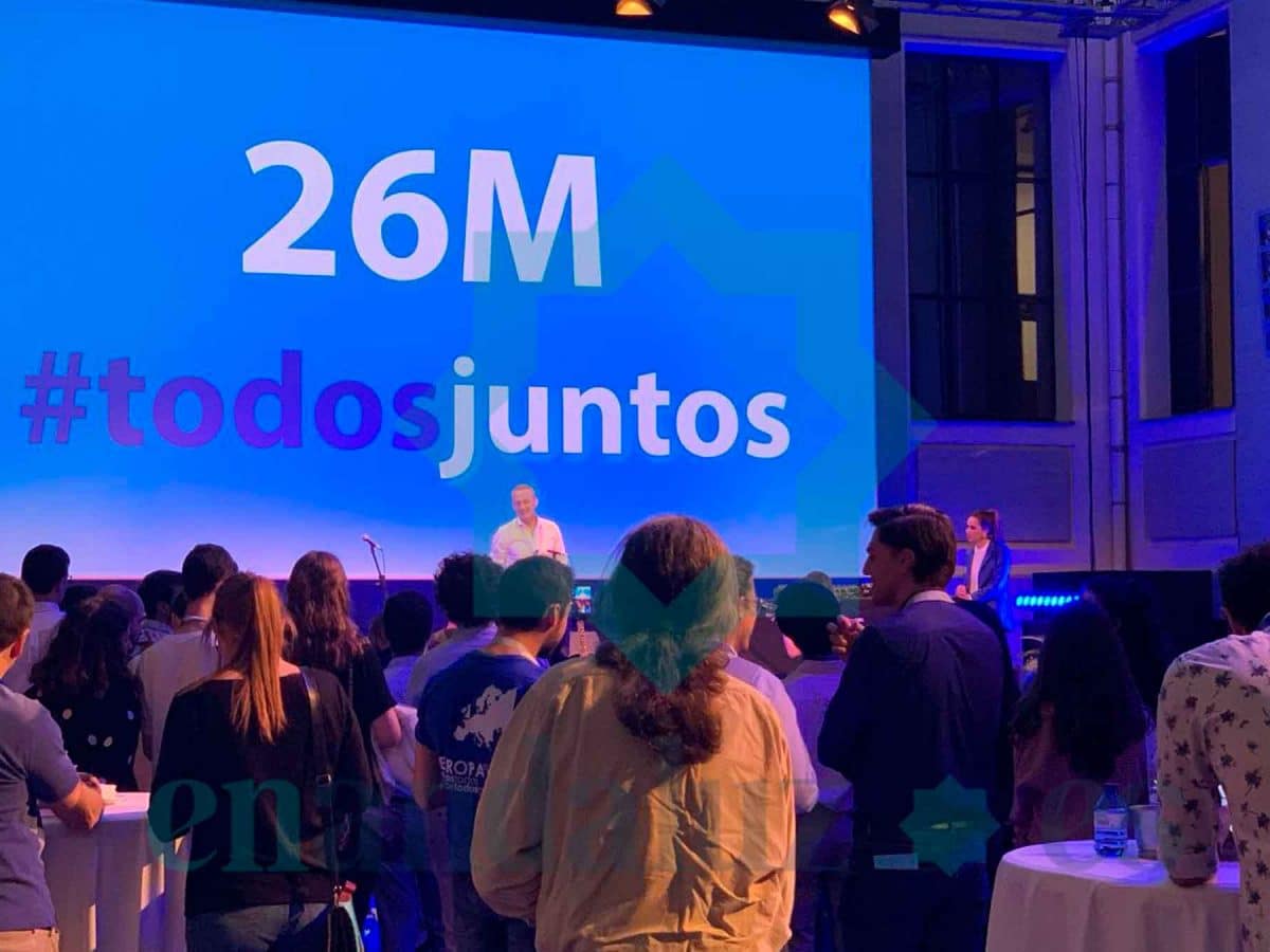 Imagen del evento de presentación de la plataforma TodosJuntos.EU, tras las elecciones europeas de 2019 en Madrid / Clara Fajardo