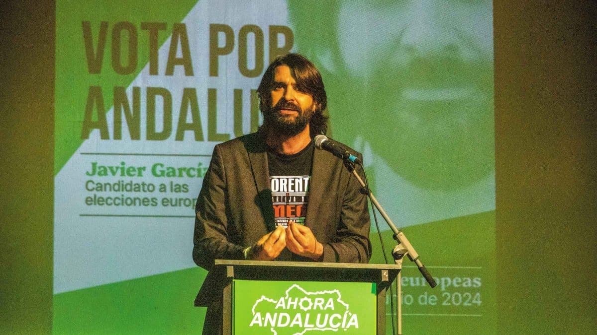 Javier García Fernández, candidato de Ahora Andalucía para las elecciones europeas del 9 de junio / EA