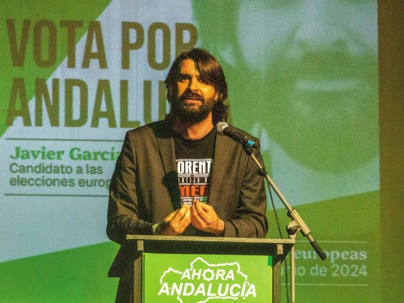 Javier García Fernández, candidato de Ahora Andalucía para las elecciones europeas del 9 de junio / EA