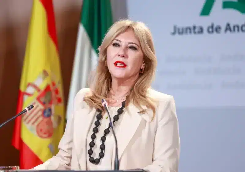 La consejera de Economía, Hacienda y Fondos Europeos y portavoz del Gobierno, Carolina España, comparece en la rueda de prensa posterior al Consejo de Gobierno de Andalucía. A 10 de septiembre de 2024, en Sevilla (Andalucía, España). El Consejo de Gobiern - Rocío Ruz - Europa Press