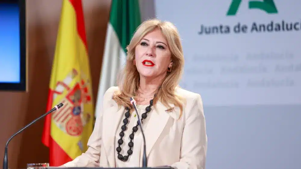 La consejera de Economía, Hacienda y Fondos Europeos y portavoz del Gobierno, Carolina España, comparece en la rueda de prensa posterior al Consejo de Gobierno de Andalucía. A 10 de septiembre de 2024, en Sevilla (Andalucía, España). El Consejo de Gobiern - Rocío Ruz - Europa Press