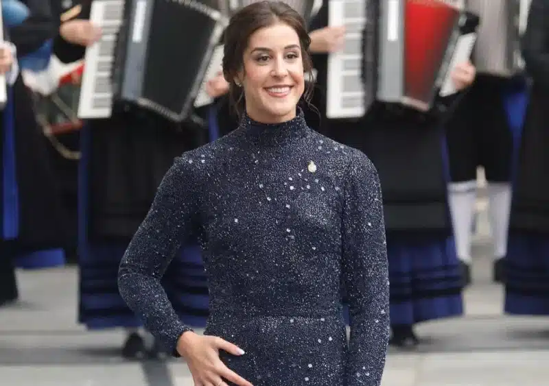 La deportista olímpica Carolina Marín, premio Princesa de Asturias de los Deportes 2024, a su llegada al Teatro Campoamor para asistir a la ceremonia de entrega de los 'Premios Princesa de Asturias 2024', a 25 de octubre de 2024, en Oviedo. - JORGE PETEIRO - EUROPA PRESS