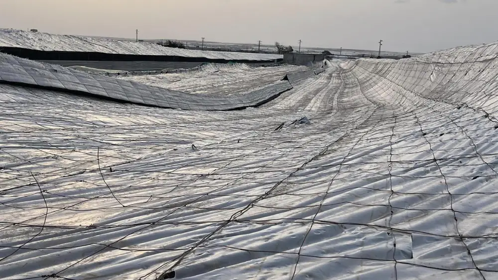 Estado en el que han quedado los invernaderos de El Ejido, en Almería, tras el paso de la DANA que afecta especialmente a Andalucía oriental. - AYUNTAMIENTO EL EJIDO