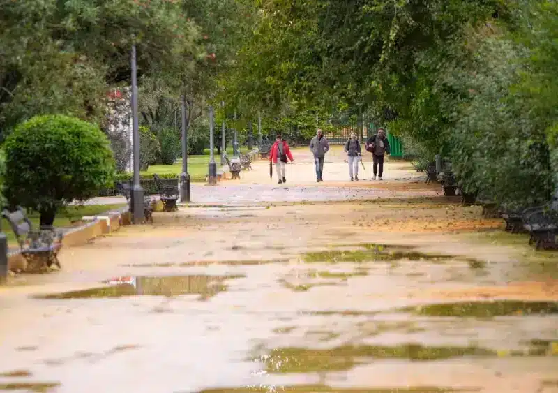 Imagen de Sevilla con las lluvias de los últimos días. - Joaquin Corchero - Europa Press