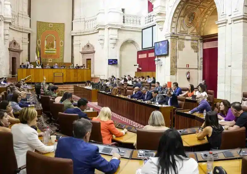 Archivo - Pleno del Parlamento andaluz. - JOAQUÍN CORCHERO/PARLAMENTO DE ANDALUCIA - Archivo