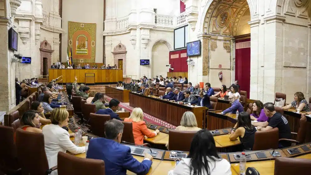 Archivo - Pleno del Parlamento andaluz. - JOAQUÍN CORCHERO/PARLAMENTO DE ANDALUCIA - Archivo