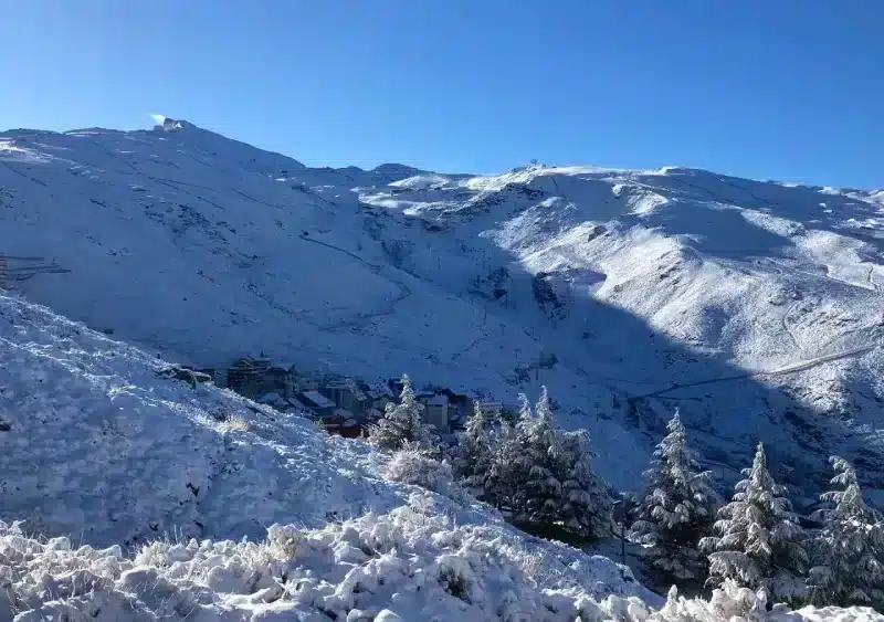 Segunda nevada este otoño en Sierra Nevada