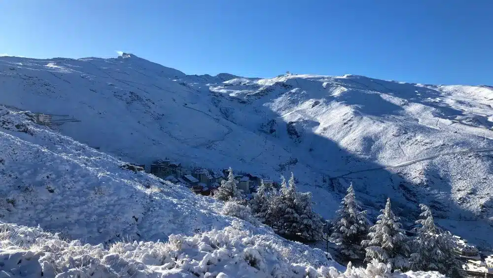 Segunda nevada este otoño en Sierra Nevada