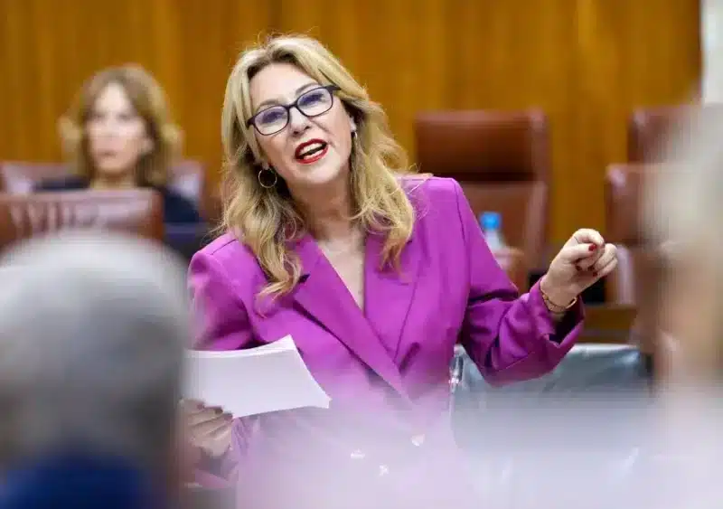 La consejera de Economía, Hacienda y Fondos Europeos, Carolina España, en el Pleno del Parlamento. - FRANCISCO J. OLMO/EUROPA PRESS