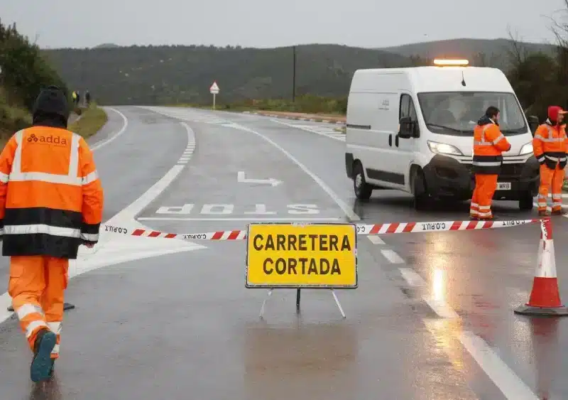 Carretera cortada en una imagen de archivo - Carme Ripollés - Europa Press