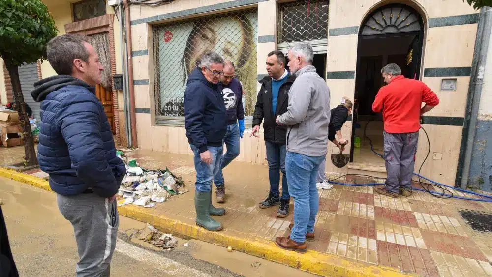 Visita de Diputación a Chauchina. - DIPUTACIÓN DE GRANADA