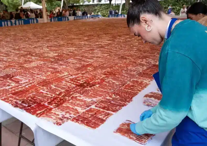 Cortadores de jamón en Huelva. Diputación de Huelva