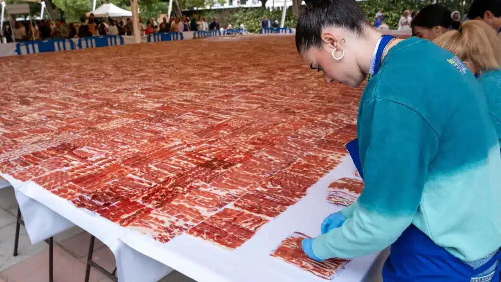 Cortadores de jamón en Huelva. Diputación de Huelva