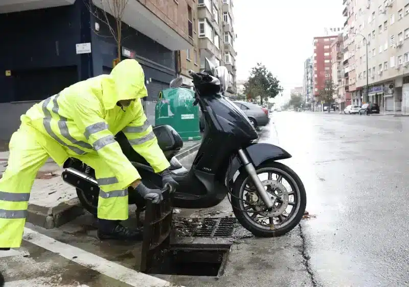 Lluvia en Málaga. EP