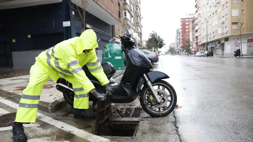 Lluvia en Málaga. EP