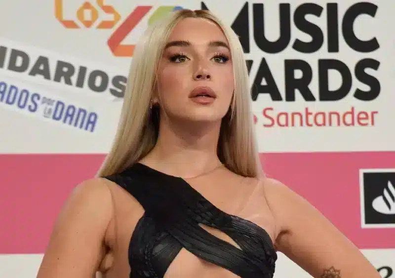 La cantante Lola Índigo durante el photocall de Los40 Music Awards - Alberto Paredes - Europa Press