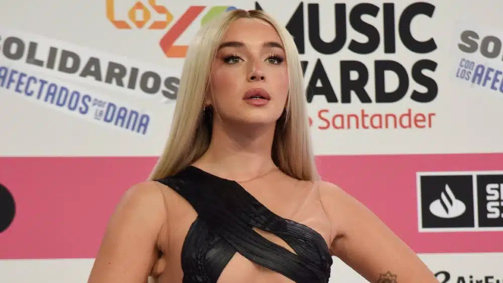 La cantante Lola Índigo durante el photocall de Los40 Music Awards - Alberto Paredes - Europa Press