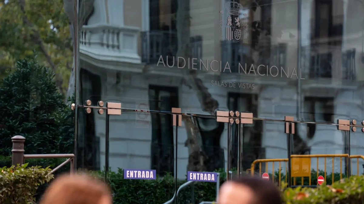 Entrada de la Audiencia Nacional, a 21 de noviembre de 2024, en Madrid (España). - Matias Chiofalo - Europa Press