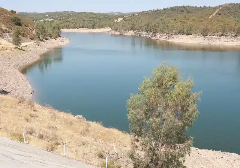 Archivo - Vista general del embalse de Aznalcóllar. A 06 de agosto de 2024, en Aznalcóllar, Sevilla (Andalucía, España). - Rocío Ruz - Europa Press - Archivo