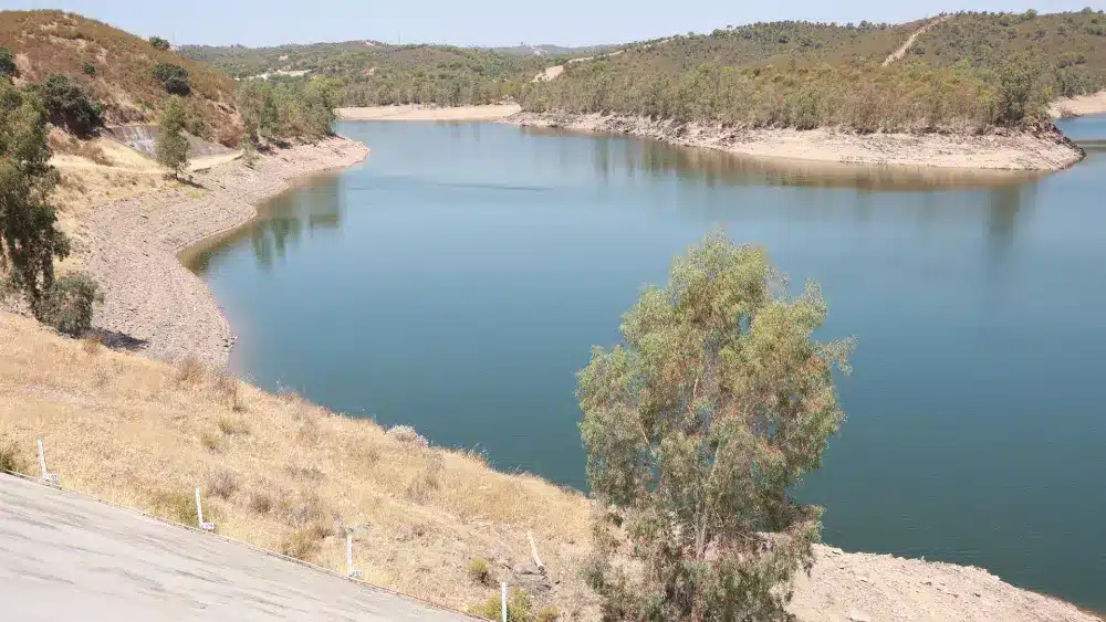 Archivo - Vista general del embalse de Aznalcóllar. A 06 de agosto de 2024, en Aznalcóllar, Sevilla (Andalucía, España). - Rocío Ruz - Europa Press - Archivo