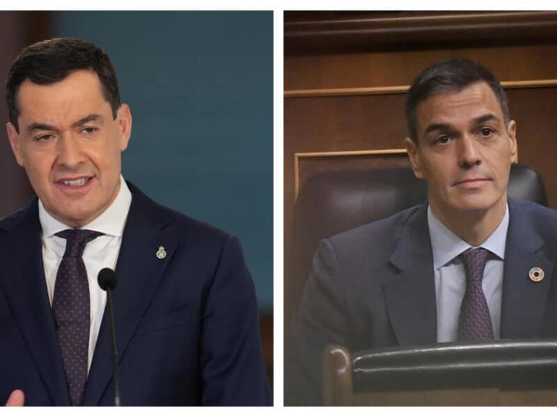 Juanma Moreno y Pedro Sánchez. EP